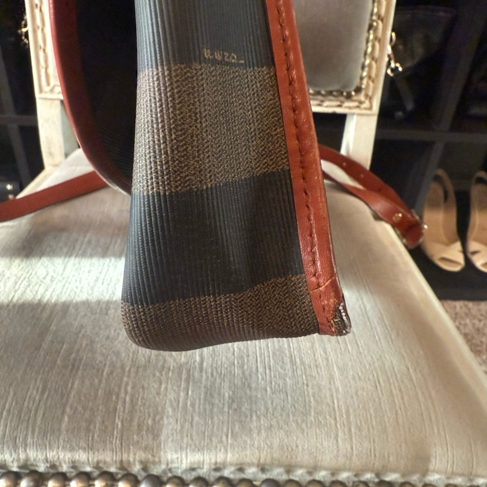 Fendi Pequin Flap Crossbody Bag - Picture 5 of 17